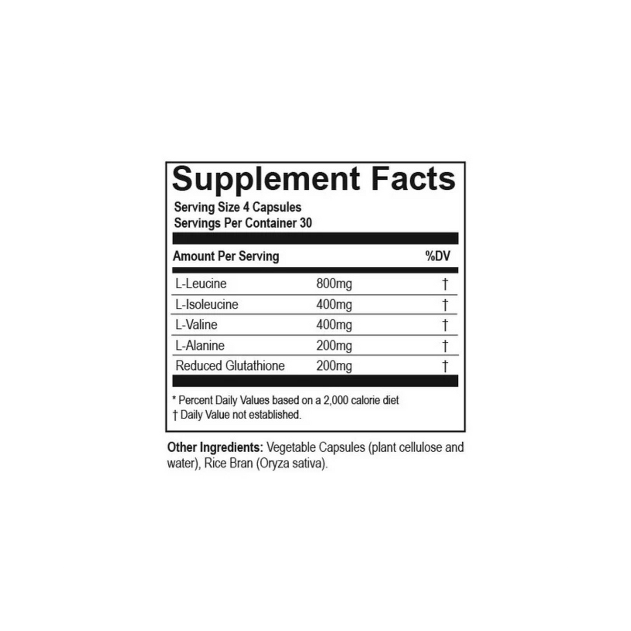Endurance BCAA+ - 120 Capsules