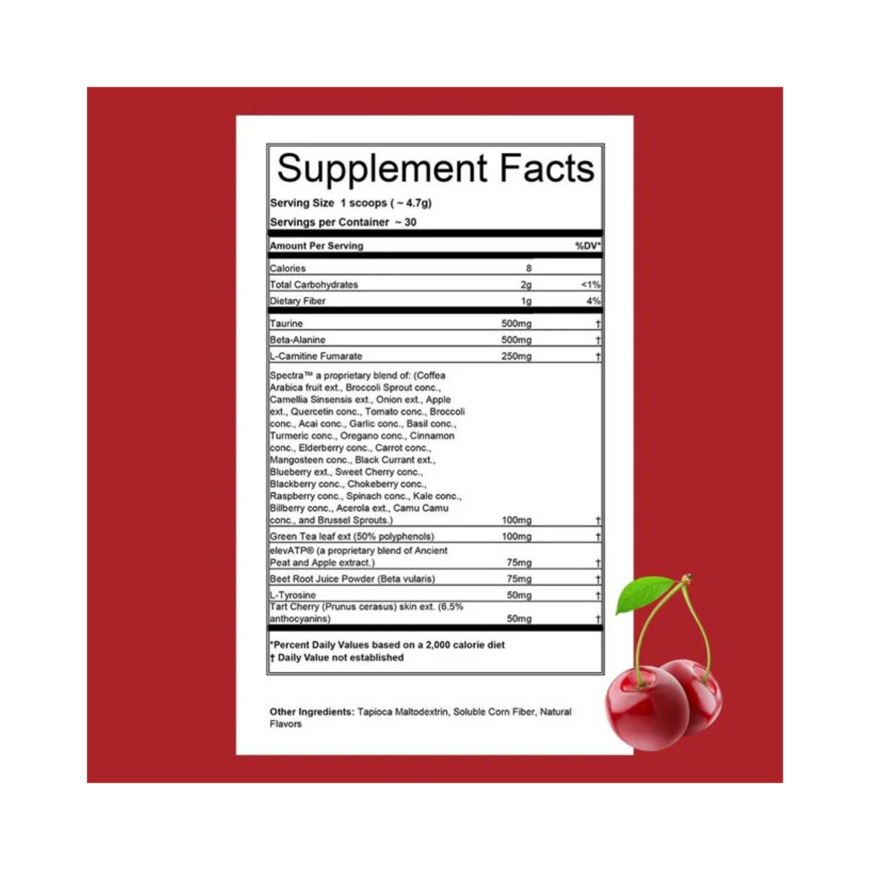 Fully Charged Tart Cherry (30 servings)