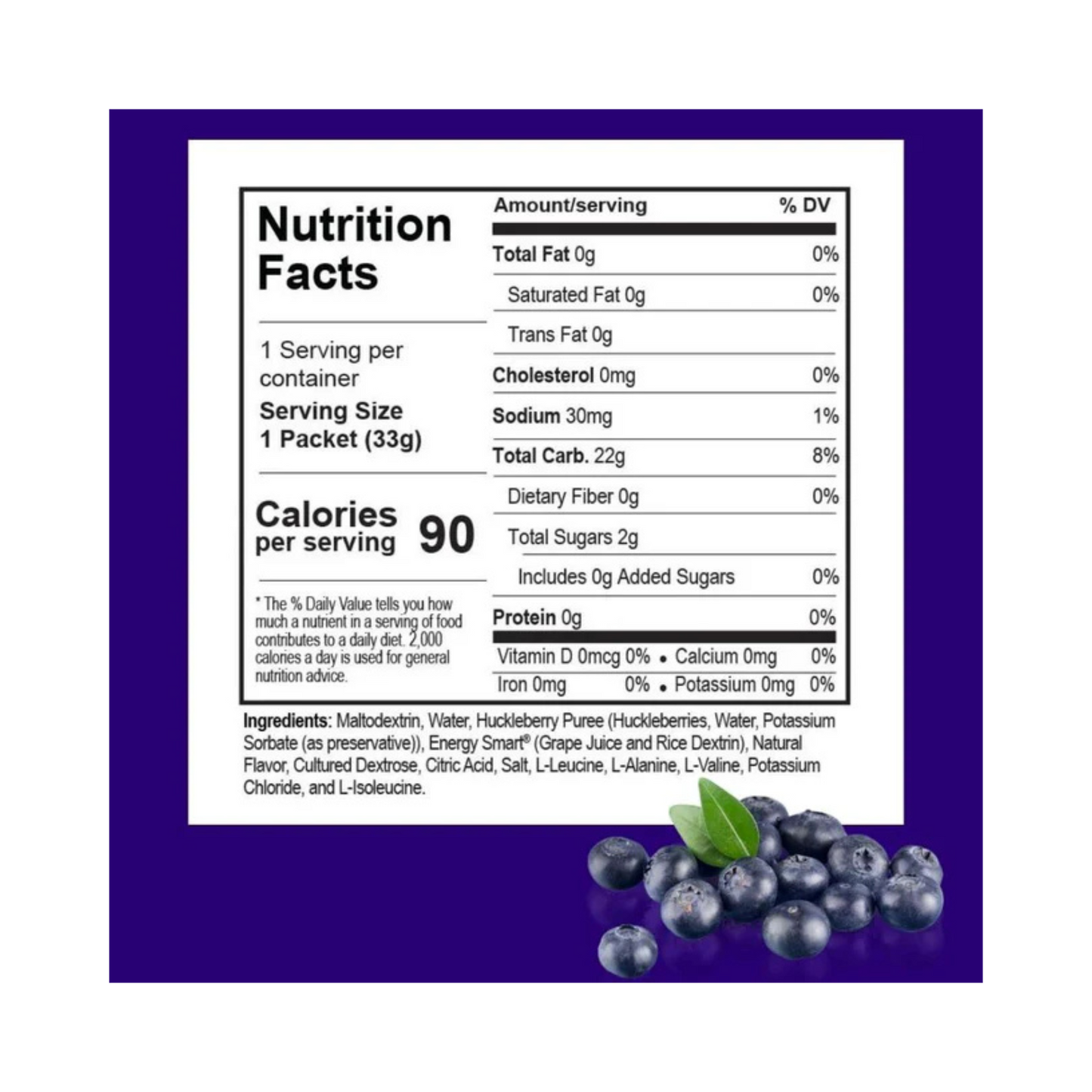 Hammer Gel Montana Huckleberry (Single Serving)
