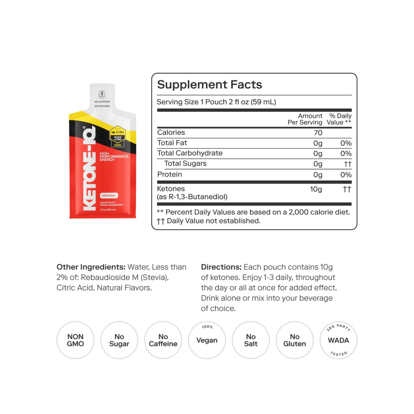 High Performance Energy Liquid Pouch (Original) 2 oz.