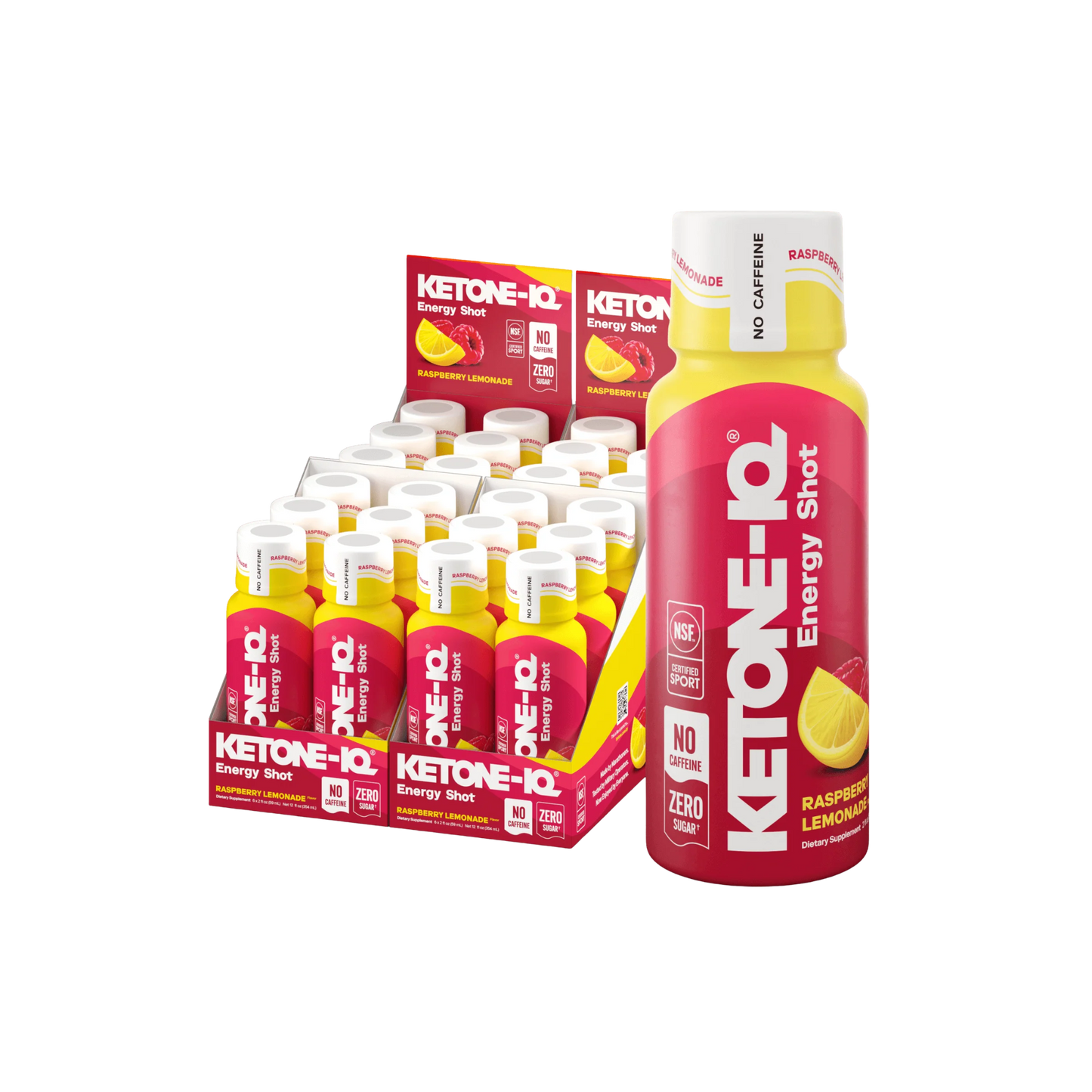 Energy Shot - Zero Sugar NO Caffeine (Raspberry Lemonade) 2 oz.