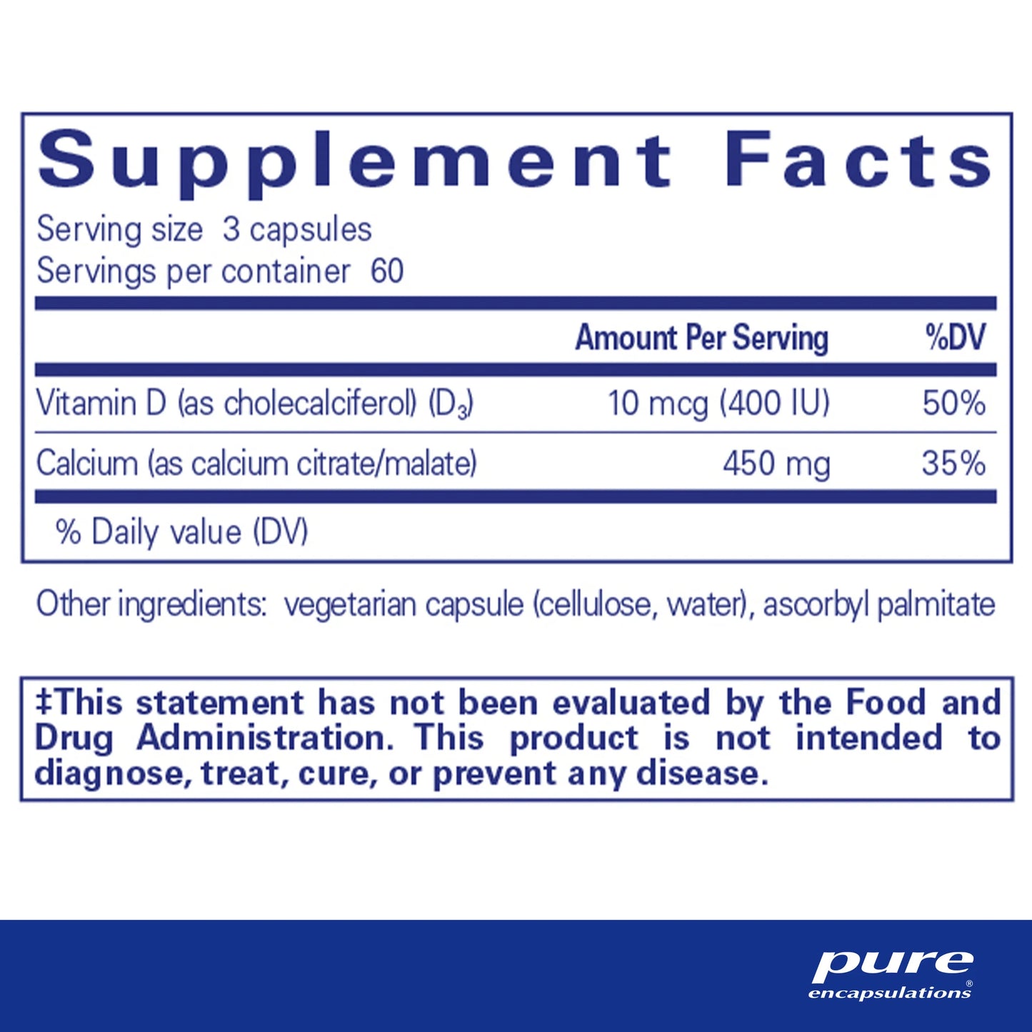 Calcium w/ Vitamin D3
