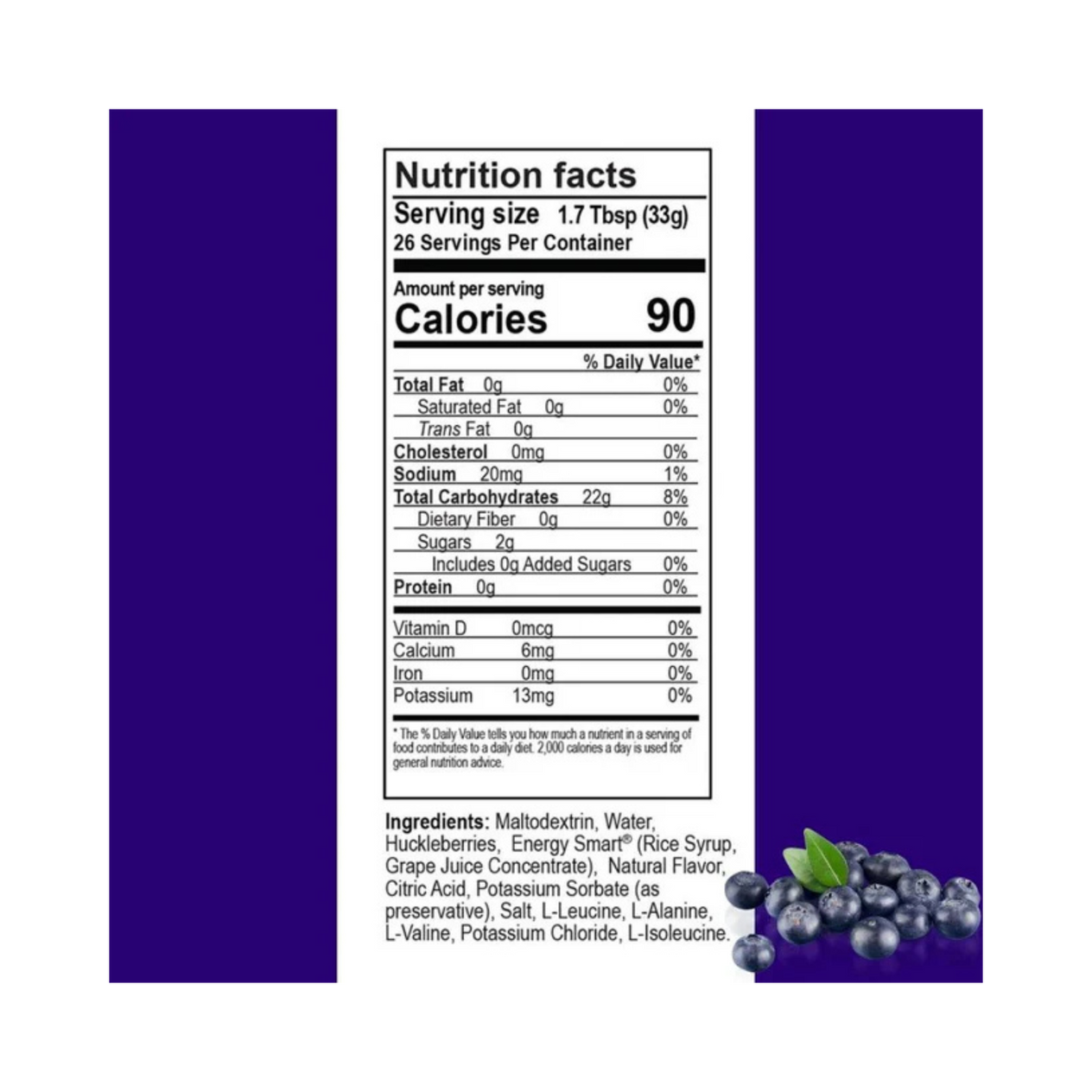 Hammer Gel Montana Huckleberry (26 servings)